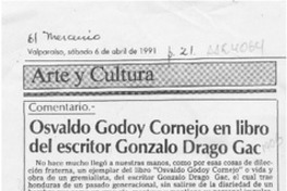 Osvaldo Godoy Cornejo en libro del escritor Gonzalo Drago Gac  [artículo] Magdiel Gutiérrez Pérez.
