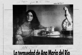La terquedad de Ana María del Río  [artículo] Faride Zerán.