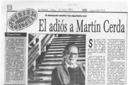 El Adiós a Martín Cerda  [artículo].
