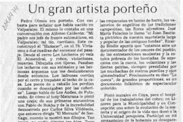 Un gran artista porteño  [artículo] Tito Castillo.
