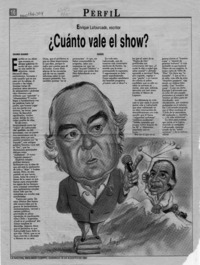 Cuánto vale el show?  [artículo] Eduardo Olivares.