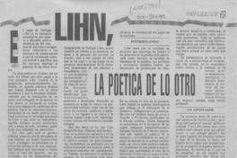 Lihn, la poética de lo otro  [artículo] Marcelo Mellado S