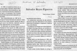 Salvador Reyes Figueroa  [artículo] Oriel Alvarez Gómez.