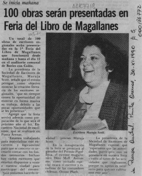 100 obras serán presentadas en Feria del Libro de Magallanes