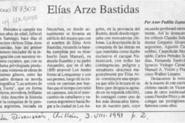 Elías Arze Bastidas  [artículo] Aner Padilla Zapata.
