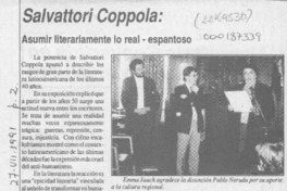 Salvattori Coppola, asumir literariamente lo real-espantoso  [artículo].
