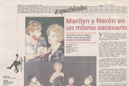 Marilyn y Nerón en un mismo escenario  [artículo].