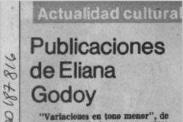 Publicaciones de Eliana Godoy  [artículo].