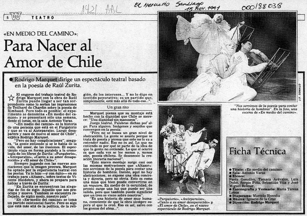 Para nacer al amor de Chile  [artículo].