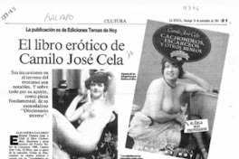 El libro erótico de Camilo José Cela  [artículo] Alejandra Gajardo.