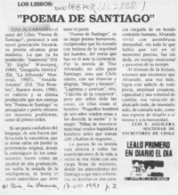 "Poema de Santiago"  [artículo] Luis E. Aguilera.