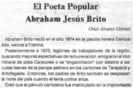 El poeta popular Abraham Jesús Brito