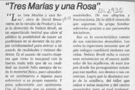 "Tres Marías y una Rosa"