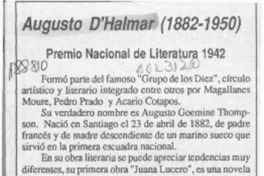 Augusto D'Halmar (1882-1950)  [artículo].