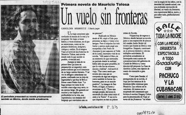 Un vuelo sin fronteras  [artículo] Carolina Aránguiz.