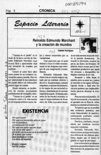 Reinaldo Edmundo Marchant y la creación de mundos