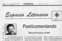 Poeticomentando  [artículo] Oscar Palma V.