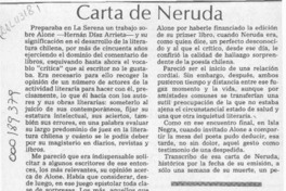 Carta de Neruda