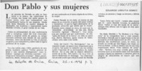 Don Pablo y sus mujeres  [artículo] Eduardo Urrutia Gómez.