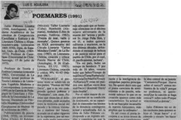 Poemares (1991)  [artículo] Luis E. Aguilera.