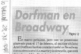 Dorfman en Broadway