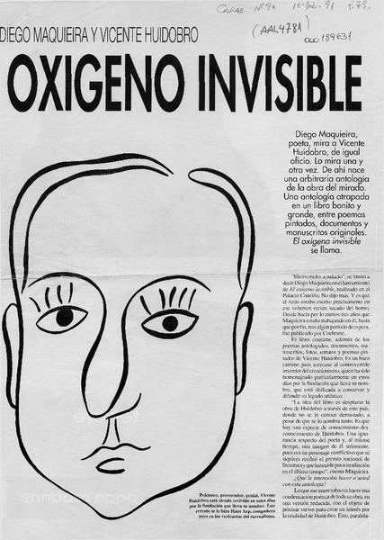 Oxígeno invisible  [artículo] Paula Escobar.