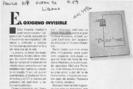 El Oxígeno invisible  [artículo]