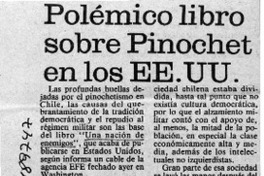 Polémico libro sobre Pinochet en los EE. UU.  [artículo]