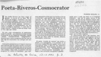 Poeta-Riveros-cosmocrátor  [artículo] Ramón Seguel V.