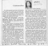 Contrasueños  [artículo] Cecilia Castaings.