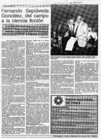Fernando Sepúlveda González, del campo a la ciencia ficción  [artículo] Gilda González.
