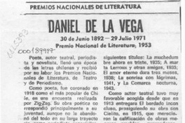 Daniel de la Vega  [artículo].
