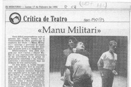 "Manu militari"  [artículo] Carola Oyarzún L.