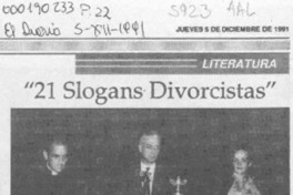 "21 Slogans divorcistas"  [artículo].