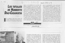 Los tatuajes de Humberto Díaz-Casanueva  [artículo] A. A.