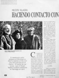 Haciendo contacto con Chile  [artículo] Sergio Martínez.