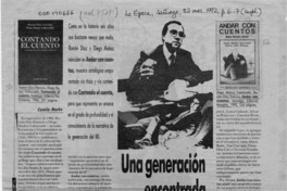 Una generación encontrada  [artículo] Camilo Marks.