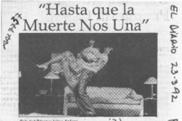 "Hasta que la muerte nos una"  [artículo].