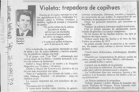 Violeta, trepadora de copihues  [artículo] Enrique Ramírez Capello.