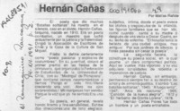 Hernán Cañas  [artículo] Matías Rafide.