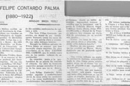 Luis Felipe Contardo Palma  [artículo] Arnoldo Baeza Pérez.