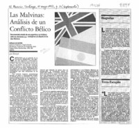 Las Malvinas, análisis de un conflicto bélico  [artículo] Emepé.