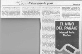 Valparaíso en la prosa  [artículo] Marino Muñoz Lagos.