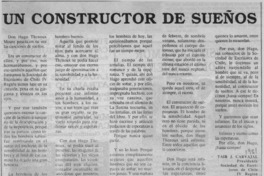 Un constructor de sueños  [artículo] Yair J. Carvajal.