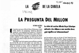 La pregunta del millón  [artículo] Antonio Martínez.