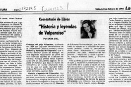 "Historias y leyendas de Valparaíso"  [artículo] Sara Vial.