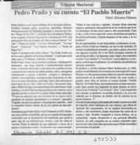 Pedro Prado y su cuento "El pueblo muerto"  [artículo] Oriel Alvarez Gómez.