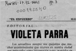 Violeta Parra  [artículo].