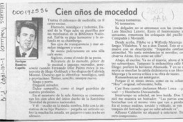 Cien años de mocedad  [artículo] Enrique Ramírez Capello.