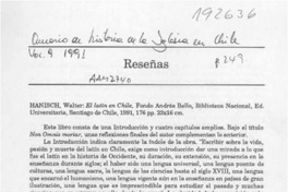Catolicismo social en Chile, pensamiento y praxis de los movimientos apostólicos  [artículo] Marciano Barrios Valdés.
